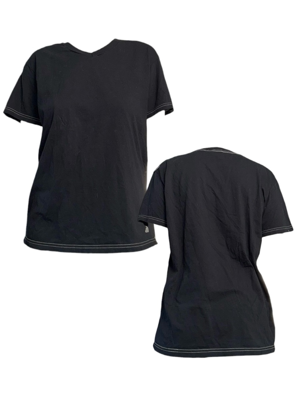 Contrast Rim Short Sleeve Top